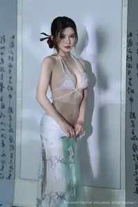 XiuRen No.10694 A Yi Sha: Captivating Oriental Elegance in a Stunning Dress-13