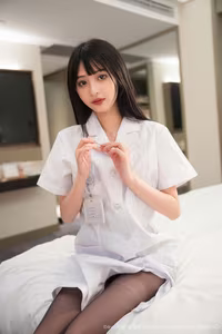Kiko Mogi: Alluring Beauty in Nurse Uniform - XiuRen No.10373 Collection-4