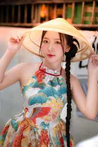 VGU No.104: The Gentle Charm of Áo Yếm Nón Lá – Timeless Vietnamese Beauty-12