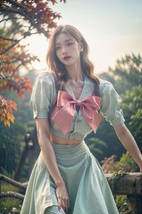 AI Generated Chaebol's Daughter Part03: Realistic Beauty Portrait in Nature-15