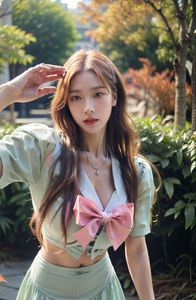 AI Generated Chaebol's Daughter Part03: Realistic Beauty Portrait in Nature-2