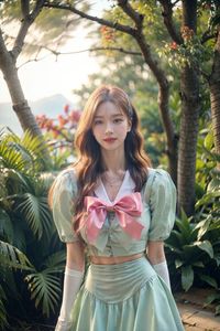 AI Generated Chaebol's Daughter Part03: Realistic Beauty Portrait in Nature-8