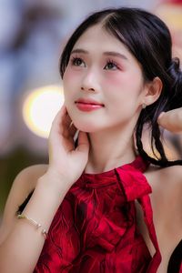 Mother Daughter Ao Dai: Joyful Moments Under Lanterns-13