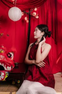 Mother Daughter Ao Dai: Joyful Moments Under Lanterns-7