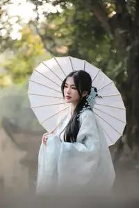 Discovering Traditional East Asian Beauty: Elegant Young Woman in Ancient Vietnamese Setting-3