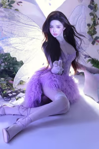 VGU No.24: Enchanting Lavender Fairy: Discover Ethereal Beauty and Mystical Charm-3