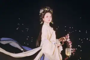 Ethereal Bao Xian - YiTuYu Art Language Vol.8563: Ancient Grace in a Floral Dreamscape-2