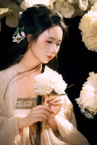 YiTuYu Vol.8284: Ren Gui Yu Er's Ethereal Classical Beauty – An East Asian Art Language Masterpiece-8