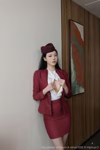 XiuRen No10333 An Ran Captivating Stewardess Attire Unique Photo Collection-16