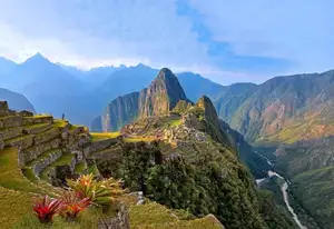 Discover Machu Picchu: Ancient Inca Wonder Amidst Majestic Peruvian Landscapes-4