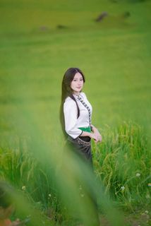 Vietnamese Cultural Beauty: Girl in Traditional Attire-4