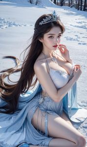 AI Generated Ice Princess, Snow Maiden - Enchanting Beauty Part01-0