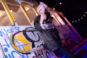 Coser PoppaChan's Alluring Nazuna Nanakusa: Captivating Night Vibes-18