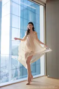 XiuRen No.10619 Tang An Qi: Captivating Grace in Sheer Tulle Elegance-26