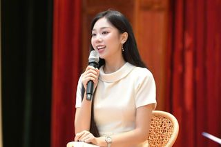 Stunning Vietnamese Girl Portrait: Elegant White Dress & Captivating Charm-3