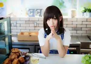 Moe Iori: Charming Cafe Girl in 'Monday's Girl' Part02-36