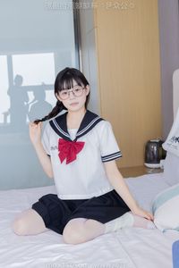 Chinese Model No.548 Nuomi: Fresh JK Uniform Style with Pile Socks and Sports Shoes by BoBoSocks-35