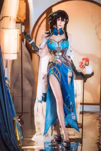 Coser Tomoyo Transforms into Honkai Star Rail's Ruan Mei: Captivating Beauty (23P)-5