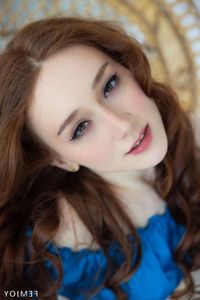 FemJoy Alice Mido: Exquisite Allure in Blue Silk-3