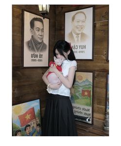 AI-like Hot Girl Checks In at 'Patriotic Cafe' in White Dress-3