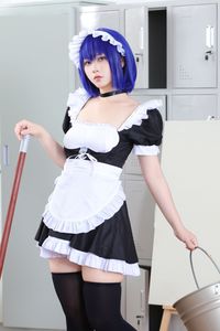 Coser G44 Bu Hui Shou Shang: Enchanting Maid Cosplay - Feng Yu Ling in Classroom-5