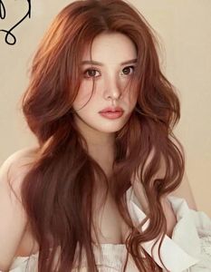 Korean Brown Hair Color Enhancing Skin Tone for Beautiful Girls Easy to Style-1