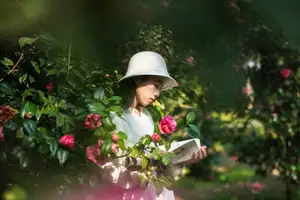 Zhong Ting Er's Serene Reading in Nature - YiTuYu Vol 8584 Art Language Collection-7