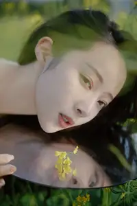 Man Jiao YiTuYu Vol.8529: Ethereal Beauty Reflected in Nature's Gentle Embrace-0