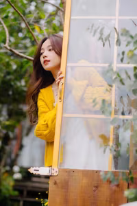 VGU No.120: Radiant Youth Amidst Golden Blooms – A Captivating Summer Portrait-5