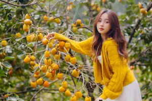 VGU No.120: Radiant Youth Amidst Golden Blooms – A Captivating Summer Portrait-18