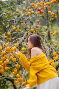 VGU No.120: Radiant Youth Amidst Golden Blooms – A Captivating Summer Portrait-16