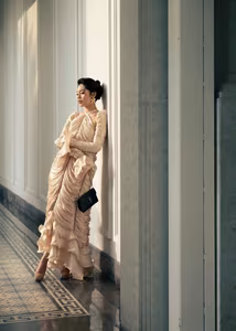 Tram Anh: Elegant French Lady Style Transformation | Actress Fashion-8