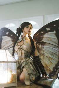 Discover Coser Chunmomo's Enchanting Dead Leaf Butterfly Cosplay: A Mystical Transformation.-22