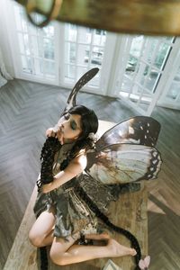 Discover Coser Chunmomo's Enchanting Dead Leaf Butterfly Cosplay: A Mystical Transformation.-19