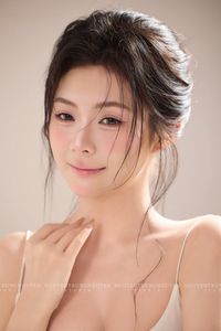 Close-up Portrait of a Woman with Natural Beauty and Gentle Expression-3