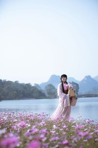 Ethereal Hanfu Beauty in Lavender Flower Field - YiTuYu Art Language Vol.8304: Serene Traditional Elegance.-4