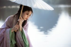 Ethereal Hanfu Beauty in Lavender Flower Field - YiTuYu Art Language Vol.8304: Serene Traditional Elegance.-25