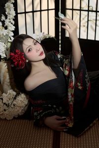 Artistic Portrait Japanese Woman in Traditional Kimono Asian Beauty-9