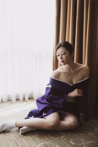 JP Maki Hojo: Captivating Violet Elegance (87P)-0