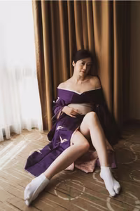 JP Maki Hojo: Captivating Violet Elegance (87P)-1