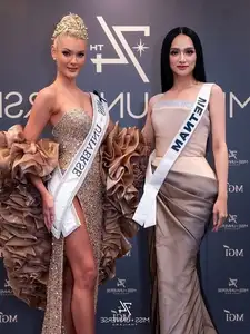 Miss Universe: Radiant Beauty of Honduras, Puerto Rico Delegates at Gala Night-9