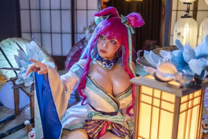 Coser Kaneko's Stunning Spirit Blossom Ahri Cosplay - A Mystical Journey in League of Legends-7