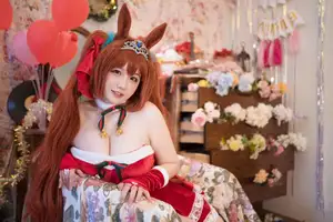 Coser A Ban as Uma Musume's Daiwa Scarlet: Festive Crimson Starfall Night 0047-9809496351-12