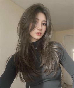 Stunning Smoky Brown Layered Hair A Secret to Stand Out & Charm Beautiful Girl Photo-2