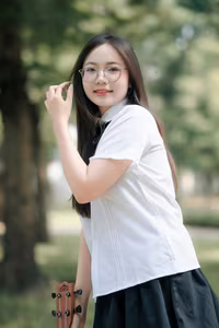 XVG No.30: Joyful Young Woman with Instrument: Endless Nature's Melody-3