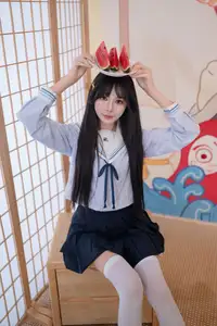 Charming Schoolgirl in Uniform: A Glimpse into Summer Reverie-33