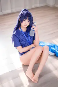 Discover the Alluring Charm of Coser Xi Huan Ai Li Ma in Yuuka's Gymnastics Outfit (56P)-36