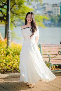 Radiant Beauty of a Vietnamese Girl with a Bright Smile in Nature-7