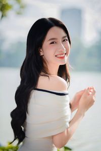 Radiant Beauty of a Vietnamese Girl with a Bright Smile in Nature-8