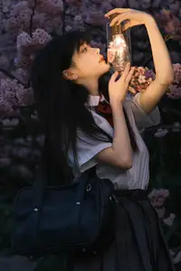 Xing Zhi Ka Tao: Dreamy Cherry Blossom Twilight with a Lantern - YiTuYu Vol.8564-14